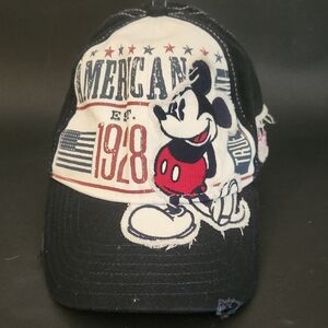 Disney Black Cap with Red Walt Disney World Logo